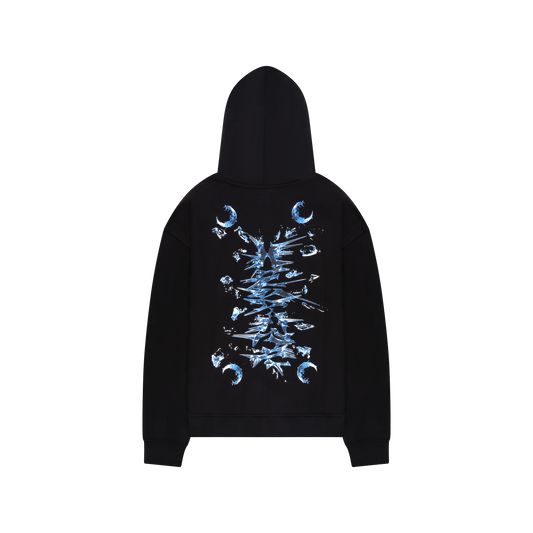Hekate Ice Abstract Hoodie